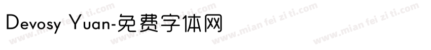 Devosy Yuan字体转换